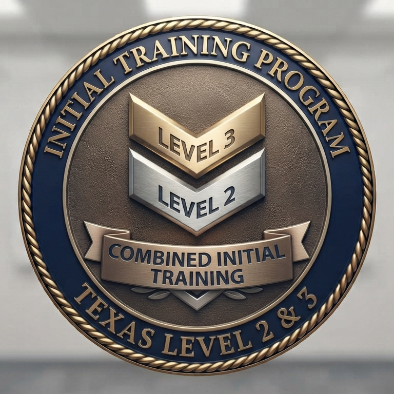 Texas Level 2 and 3 Combined Security Officer Training course seal
